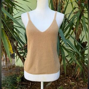 FRYE Camel Sweater Tank